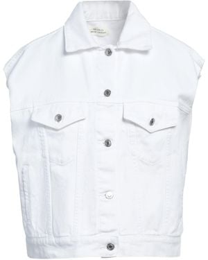 ViCOLO Denim Couture Denim Outerwear Cotton - White