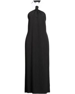 Motel Maxi Dress Polyester, Viscose, Elastane - Black