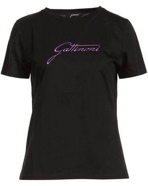 Gattinoni T-Shirt Cotton - Black