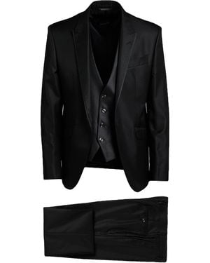 Carlo Pignatelli Suit Acetate, Virgin Wool, Polyester - Black