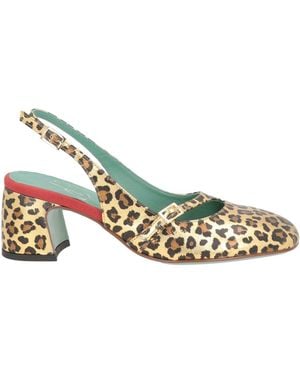 Paola D'arcano Pumps Leather - Metallic