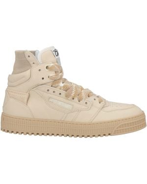 Off-White c/o Virgil Abloh Trainers Calfskin, Textile Fibres - Natural