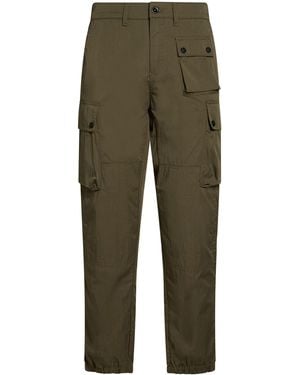 Belstaff Military Pants Cotton, Polyamide - Green