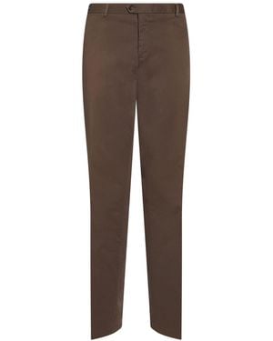 Paul & Shark Pants Cotton, Elastane - Brown