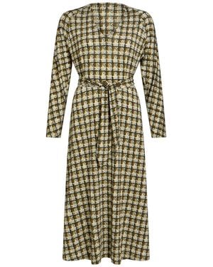 Siyu Midi-Kleid - Grün