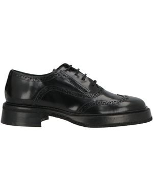 Ras Lace-Up Shoes Leather - Black