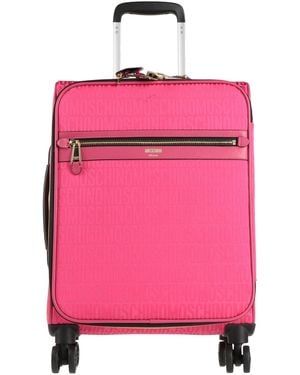 Moschino Maleta Con Ruedas - Rosa