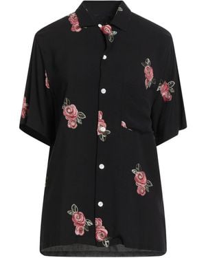 Portuguese Flannel Shirt Rayon - Black