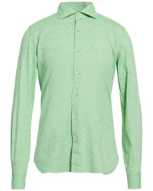 Luigi Borrelli Napoli Light Shirt Linen, Cotton - Green
