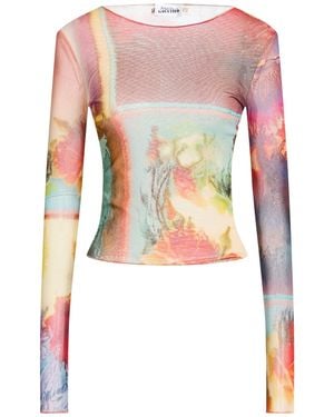 Jean Paul Gaultier Burgundy Top Polyamide - Pink