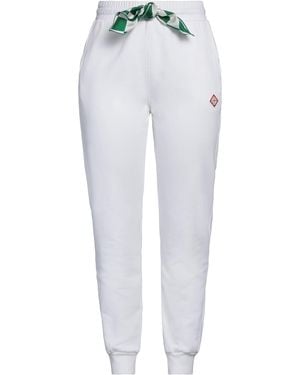 CASABLANCA Pants Organic Cotton - White