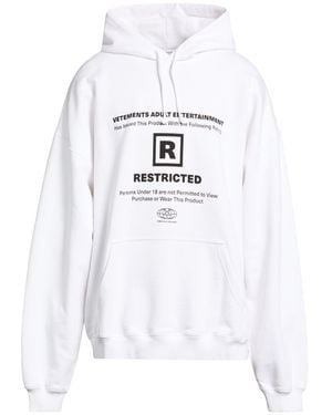 Vetements Sweatshirts - White