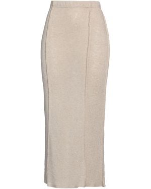 Siedres Maxi Skirt Linen, Viscose - Natural