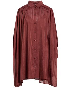 Semicouture Mini Dress Cotton, Silk - Red