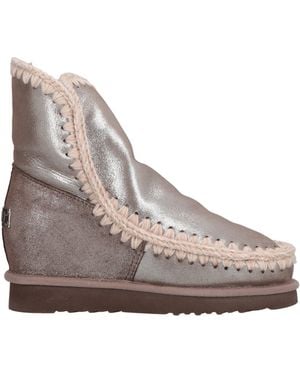 Mou Botines De Caña Alta - Marrón