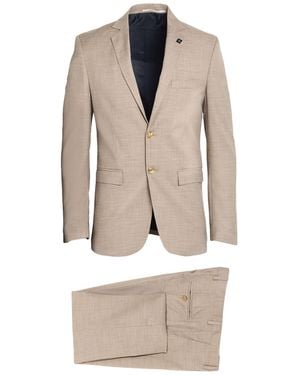 Exibit Taupe Suit Polyester, Viscose, Elastane - Natural
