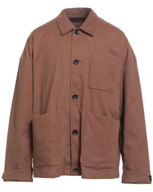 Rag & Bone Jacket Cotton, Polyurethane - Brown