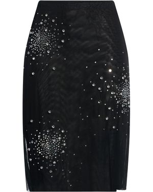 DES_PHEMMES Midi Skirt - Black