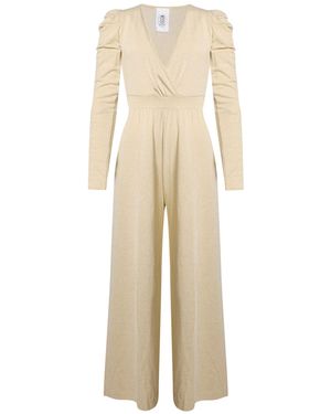Le Volière Jumpsuit Viscose, Polyester, Polyamide, Elastane - Natural