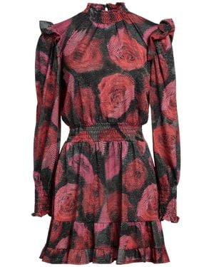 Silvian Heach Mini Dress Polyester, Elastane - Red