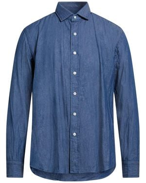 Salvatore Piccolo Denim Shirts - Blue
