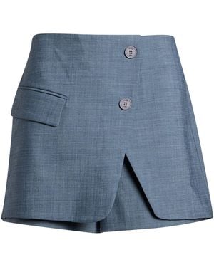 Maje Slate Shorts & Bermuda Shorts Polyester, Wool, Elastane - Blue