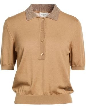 Jacob Cohen Camel Polo Shirt Virgin Wool, Aluminum - Natural