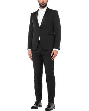 Armani Collezioni Suit Virgin Wool, Polyester, Silk - Black