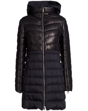Moorer Midnight Puffer Leather - Black