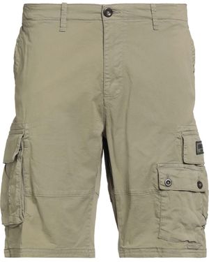 Aeronautica Militare Shorts & Bermuda Shorts Cotton, Elastane - Gray