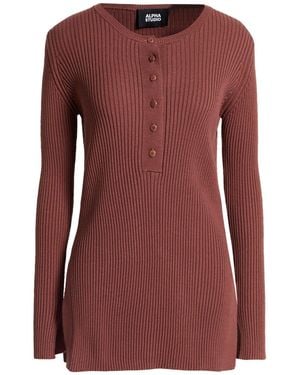 Alpha Studio Pullover - Rojo