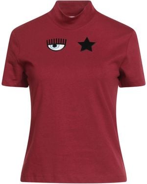 Chiara Ferragni T-Shirt Cotton - Red