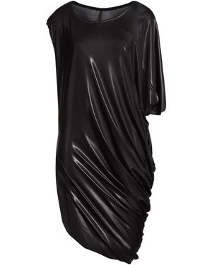 MANESERA Mini Dress Polyester, Elastane - Black
