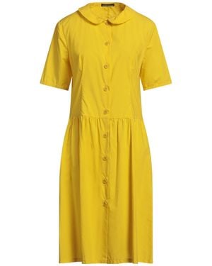 Laura Urbinati Midi Dress Cotton - Yellow