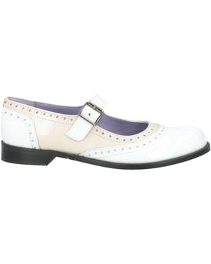 Veni Shoes Ballet Flats Leather - White