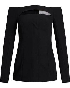Florence & Fortitude Mini Dress Polyester, Viscose - Black