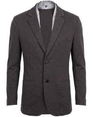 Daniele Alessandrini Blazer Polyester, Viscose, Elastane - Black