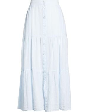 120% Lino Maxi Skirt - White