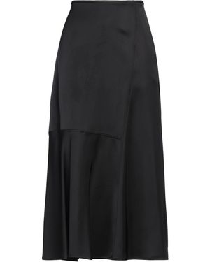 スカート JIL SANDER BLACK VISCOSE SKIRT Jil Sander Viscose Skirt in Black | Lyst
