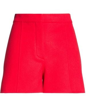 Sportmax Shorts & Bermuda Shorts Virgin Wool - Red