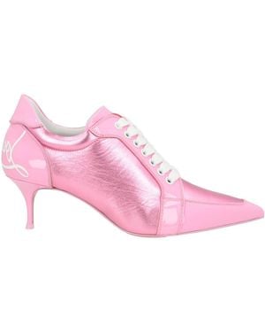 Christian Louboutin Zapatos De Cordones - Rosa