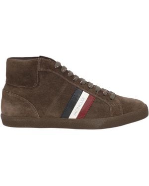 Moncler Khaki Sneakers Leather - Brown