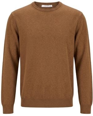 Kangra Camel Sweater Wool - Brown