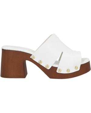 Nila & Nila Mules & Clogs - White
