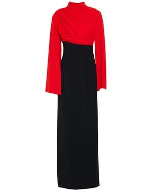 Solace London Vestido Largo - Rojo