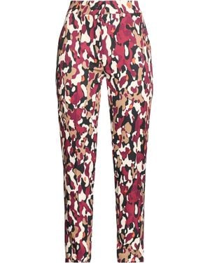 Cristinaeffe Trousers Polyester, Elastane - Red