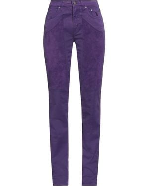 Jeckerson Pants Cotton, Elastane, Polyester, Polyurethane - Purple