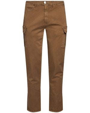 Tramarossa Trousers Cotton, Polyester, Elastane - Brown