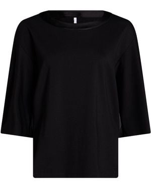 Imperial T-Shirt Viscose, Polyamide, Elastane - Black