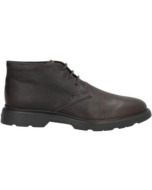 Hogan Ankle Boots Leather - Gray